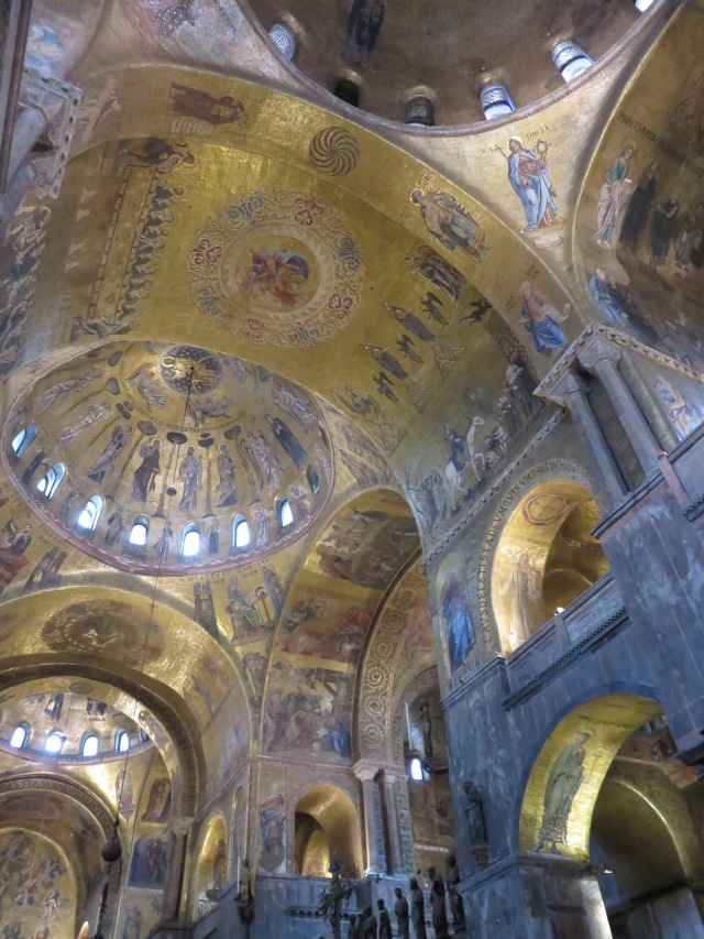 Golden Ceiling in St. Marco's Basilica, Venice