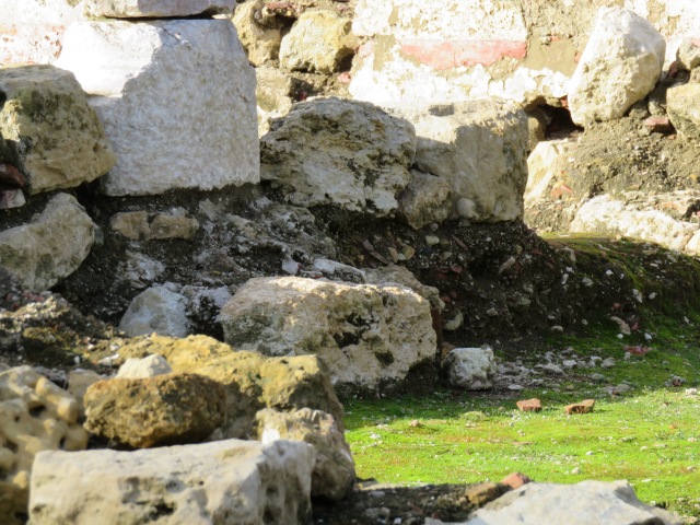 Ruins at Excavation Site at the Castle of S. Jorge